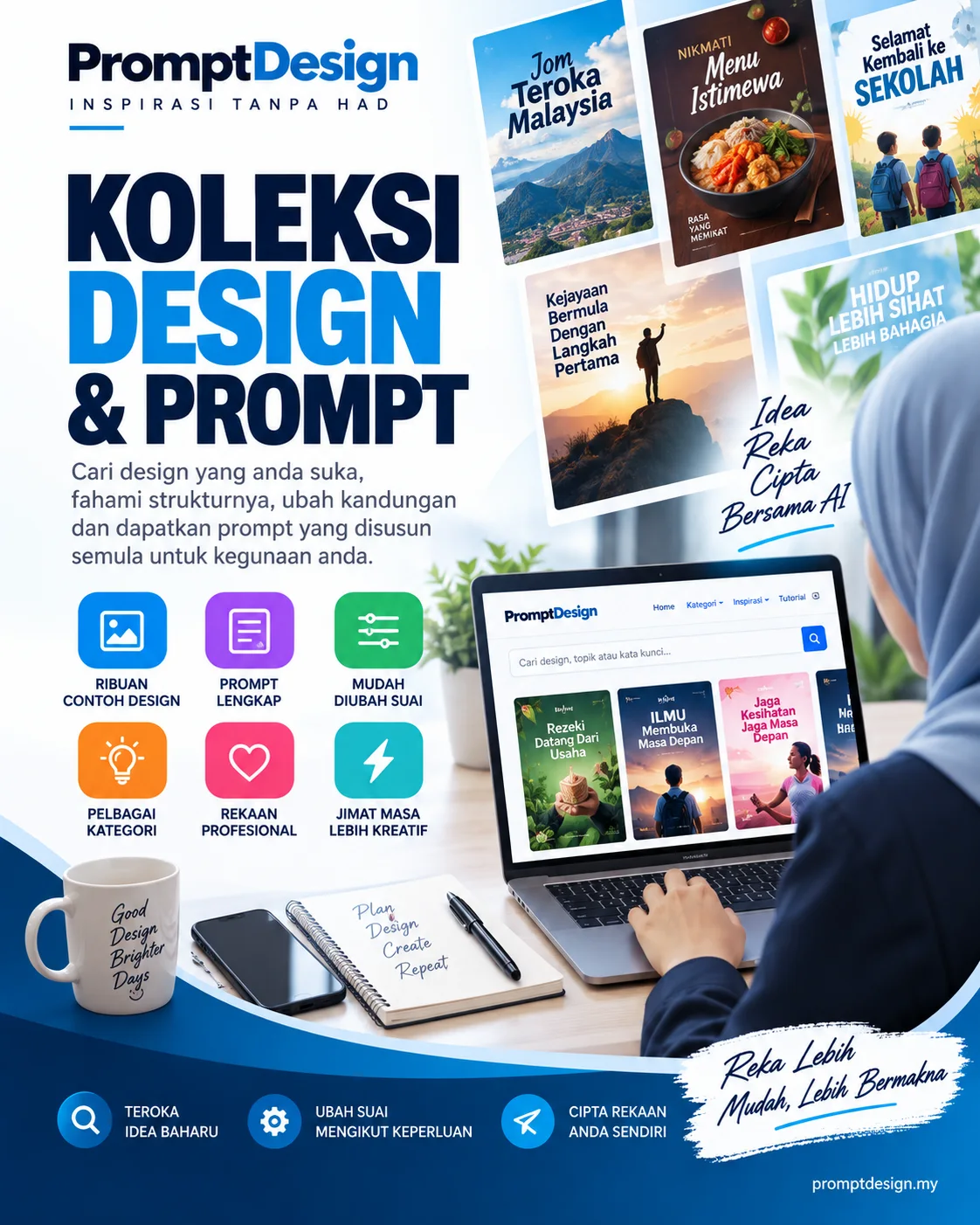 Koleksi Design & Prompt PromptDesign.my
